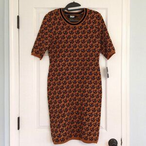 (New) DKNY Logo Knit Dress
